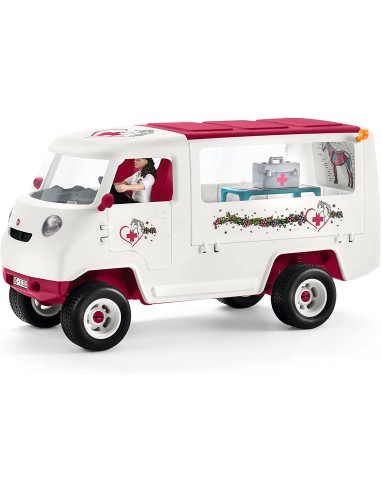 Schleich - Van della Veterinaria con Puledro e...