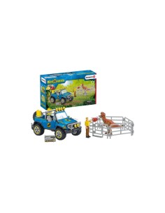 Schleich - Veicolo 4x4 con Dinosauro 2