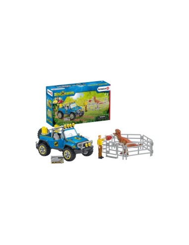 Schleich - Veicolo 4x4 con Dinosauro