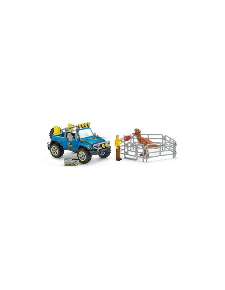 Schleich - Veicolo 4x4 con Dinosauro