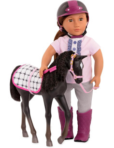 Our Generation Dolls - Black Velvet Foal 2