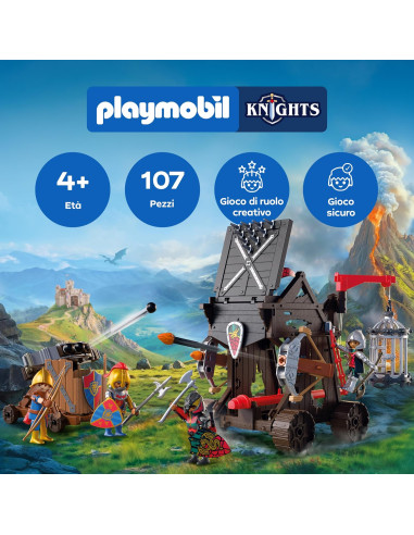 Playmobil - Torre di assalto dei Cavalieri del...