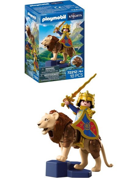 Playmobil - Leone con Cavaliere d'oro