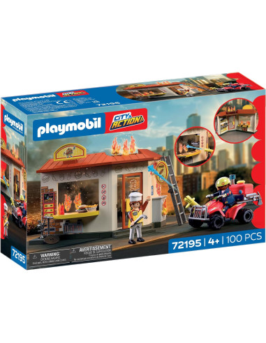 Playmobil - Quad dei vigili del fuoco