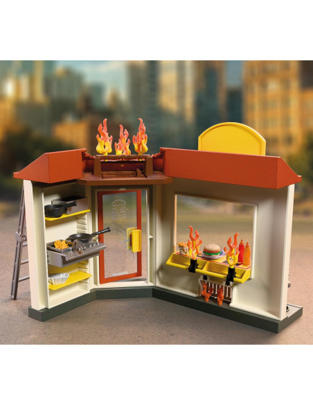 Playmobil - Quad dei vigili del fuoco