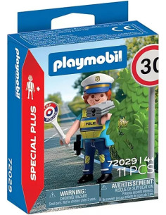 Playmobil - Poliziotto con autovelox mobile 