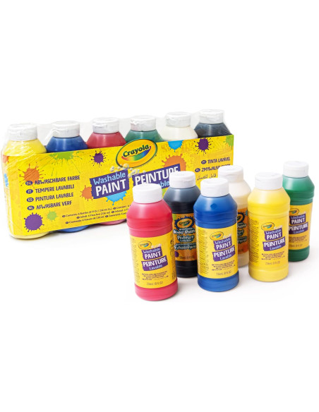 Crayola Tempere Lavabili 6 Pz