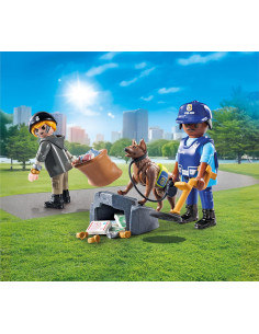 Playmobil - Unità cinofila e ladro 2