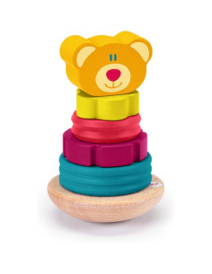 Sevi - Impilabile tattile magnetico Orso 6 pz