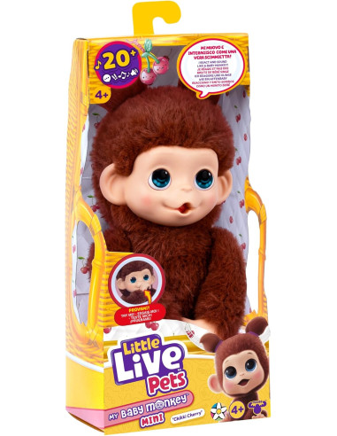 Little Live Pets Mini Monkey Chikki Cherry