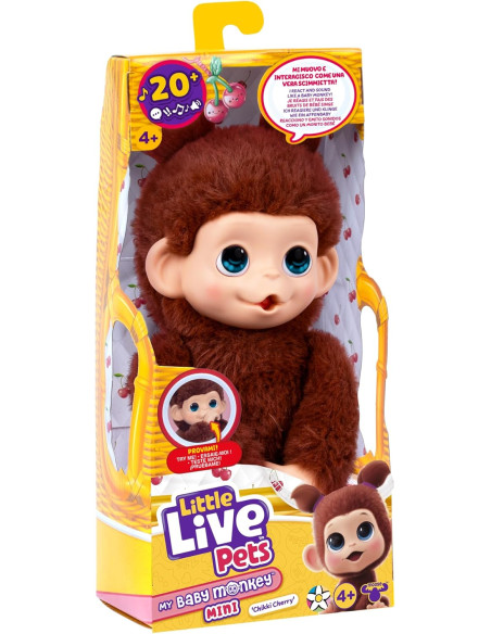 Little Live Pets Mini Monkey Chikki Cherry