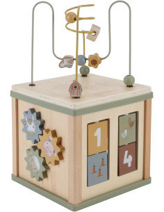 Cubo multi attività little farm verde