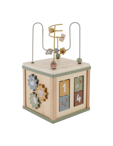 Cubo multi attività little farm verde