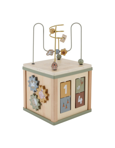 Cubo multi attività little farm verde