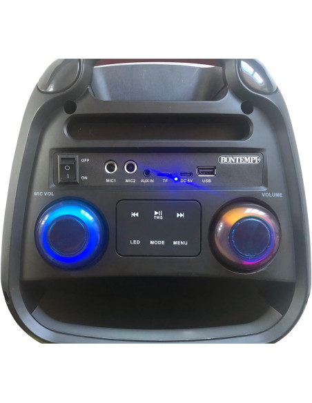 Bontempi - Cassa wireless con microfono wireless e luci