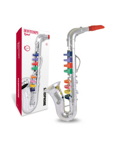 Bontempi - Sassofono cromato grande a 8 note