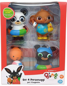Bing - Set 4 Personaggi Bagnetto Deluxe