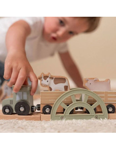 Set Trenino in legno fattoria 2