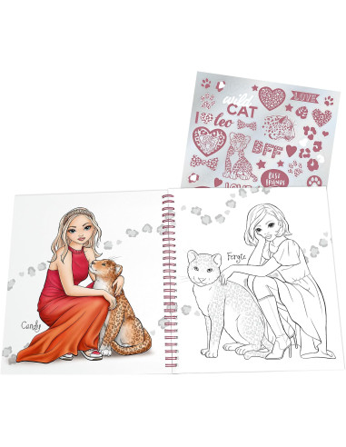 TOPModel libro da colorare LEOHEART