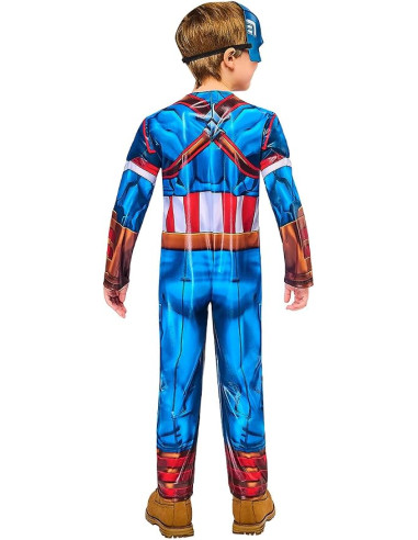 Capitan america Black Line bambino
