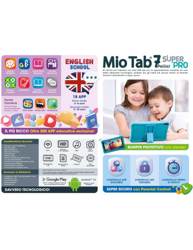 Hi Tech Educativo Mio Tab 7" Super Pro