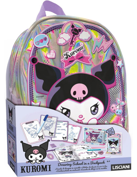 Kuromi Colouring And Drawing School In A Backpack