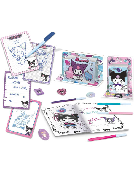 Kuromi Colouring And Drawing School In A Backpack