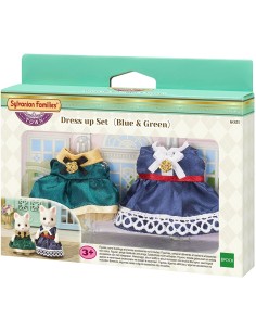 SET 2 ABITI FEMMINILI. BLU/VERDE