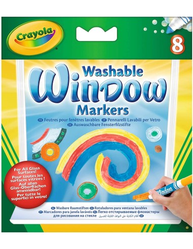 8 PENNARELLI PER VETRO