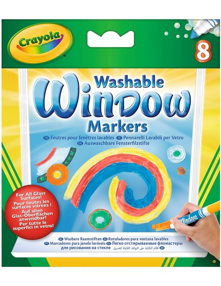 8 PENNARELLI PER VETRO