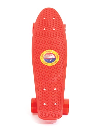 skateboard rosso