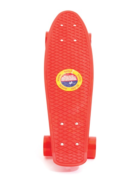 skateboard rosso
