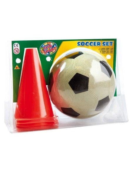 SOCCER SET PALLONE E CONI