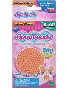 SOLID BEADS ORANGE, PERLE 600 2