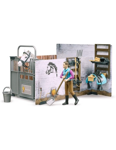 Stalla per cavallo - Bruder 62506 Bworld