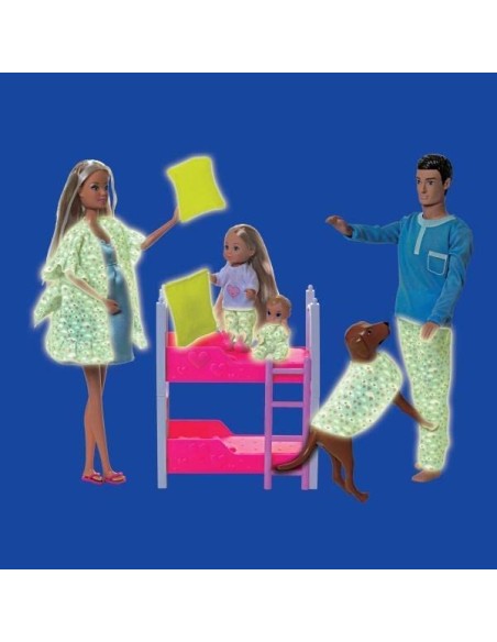 Steffi Love Pigiama Party Welcome Family - DOLCE ATTESA - effetto glow in the dark