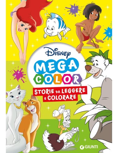 Storie da leggere e colorare Disney mega color