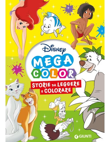Storie da leggere e colorare Disney mega color