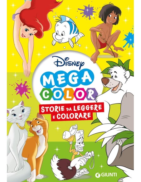 Storie da leggere e colorare Disney mega color