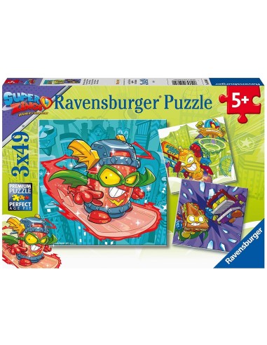 SUPER ZINGS PUZZLE 3X49 PZ