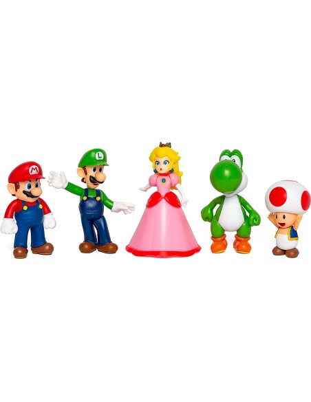 Supermario 5 personaggi 6cm