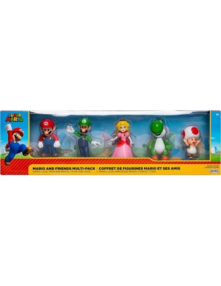 Supermario 5 personaggi 6cm