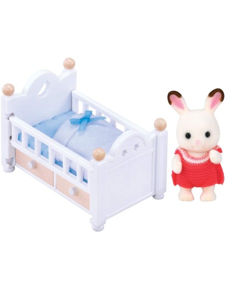 Sylvanian Families -  Bebè Coniglio Cioccolato e lettino
