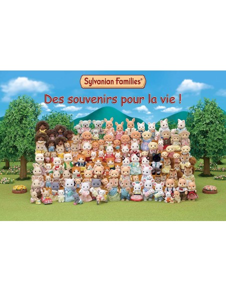 Sylvanian Families - Papà Coniglio Cioccolato E Divano 