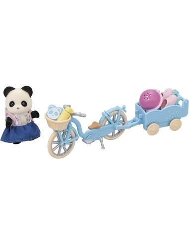 Sylvanian Families - Set Bici e Pattini - ragazza Panda