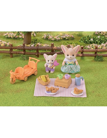 Sylvanian Families - Set Picnic al sole – Sorella e Bebè Volpe Fennec