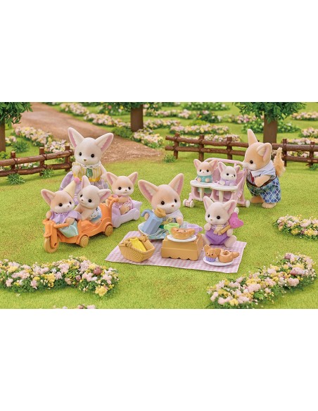 Sylvanian Families - Set Picnic al sole – Sorella e Bebè Volpe Fennec