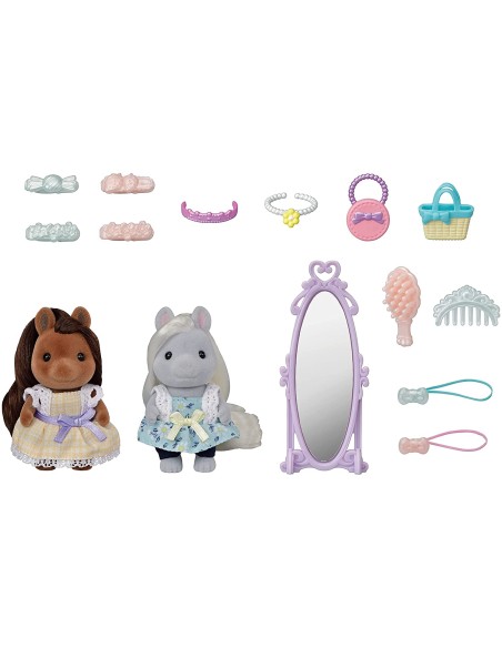 Sylvanian Families Gli amici poney et leur Kit