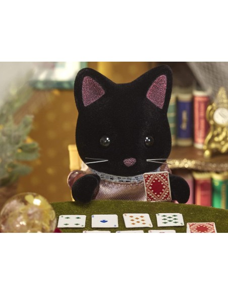 Sylvanian Families Midnight Cat Family - Dollhouse Playsets,5530 