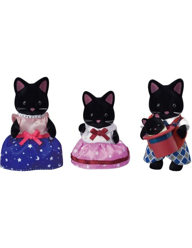 Sylvanian Families Midnight Cat Family -...